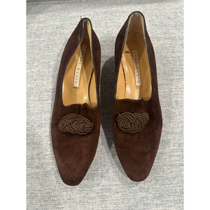 Perry Ellis Brown Suede Loafers